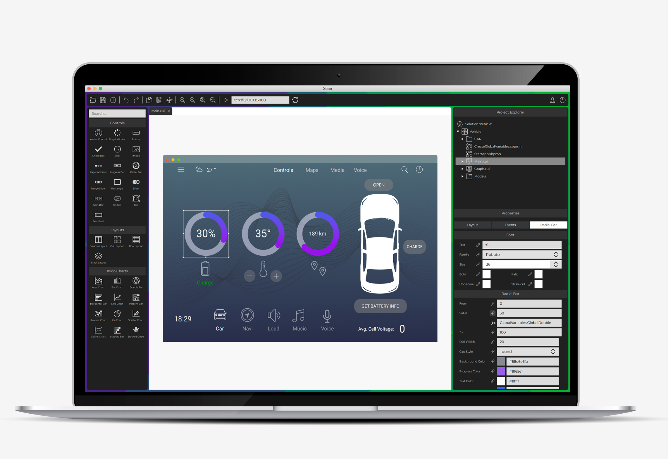 XOOO Builder Platform Interface